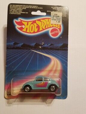 Volkswagen Beetle Vintage Hot Wheel 1:64 Diecast Toy Car New In Package